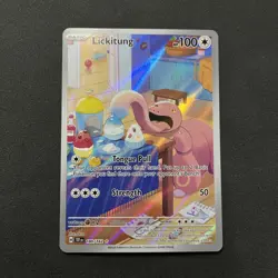 Lickitung 180/162 Pokemon TCG Temporal Forces Full Art FA Illustration Card NM - Image 1