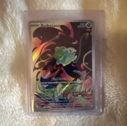 Pokemon Bulbasaur 033/132 Me01 Mega Evolution Full Art Holo English Card promo! - Image 1