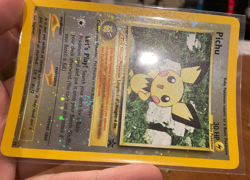 Pichu Reverse Holo Black Star Promo 35 WOTC Pokemon Card - LP+-NM *SWIRL* - Image 4