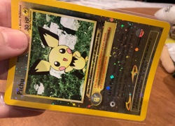 Pichu Reverse Holo Black Star Promo 35 WOTC Pokemon Card - LP+-NM *SWIRL* - Image 5
