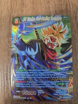 SS Trunks God Sealing Technique BT10 SPR Foil Dragon Ball Super Card Game | NM - Image 1