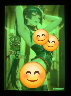 Rory Mercury Gate Custom Glow In The Dark Waifu Card Fan Art 1 - Image 2