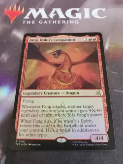Mtg. Fang, Roku's Companion. Foil. Avatar: The Last Airbender. Pack Fresh - Image 1