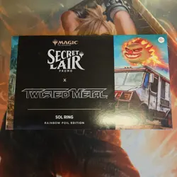 MTG Secret Lair FOIL Edition Playstation Twisted Metal Sol Ring Sealed Pack - Image 1