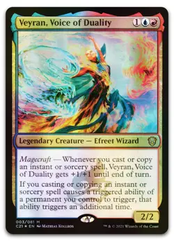 Veyran, Voice of Duality #3 (Foil) (LP) Commander 2021 C21 Magic MTG - Image 1