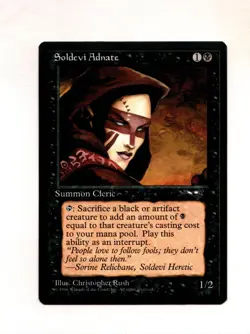 MTG Soldevi Adnate A SP/NM- Alliances Magic the Gathering ~ Free Shipping ~ - Image 1