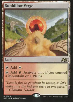 MTG AETHERDRIFT SUNBILLOW VERGE RARE - Image 1