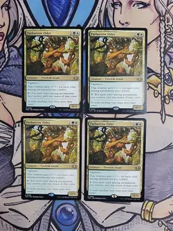 4x Faeburrow Elder - NM/M TDC MTG Magic - Image 1