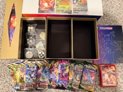 Pokemon TCG Sword & Shield Ultra Premium Collection Box Charizard 100% Complete 820650851117 - Image 5