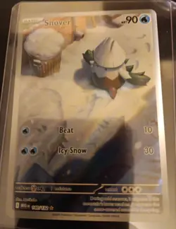 Snover 140/132 Pokemon TCG Mega Evolution Base Illustration Rare (MINT) - Image 1
