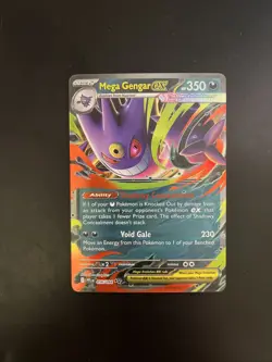 Mega Gengar ex 2025 Phantasmal Flames FA Holo 056/094 Pokemon - Image 3