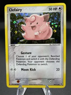 Pokemon TCG Clefairy 59/112 Ex FireRed & LeafGreen Reverse Holo LP - Image 1
