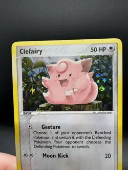 Pokemon TCG Clefairy 59/112 Ex FireRed & LeafGreen Reverse Holo LP - Image 3