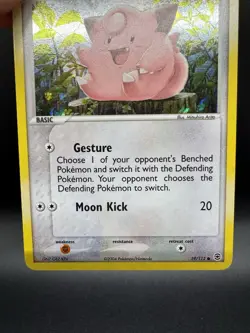 Pokemon TCG Clefairy 59/112 Ex FireRed & LeafGreen Reverse Holo LP - Image 4