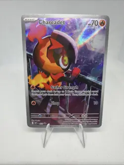 Charcadet 022 ETB Black Star Promo - Pokemon TCG Phantasmal Flames - NM+/ - Image 1