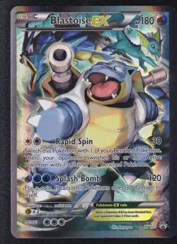 Pokemon TCG Blastoise EX XY 122 Black Star Promo - Image 1