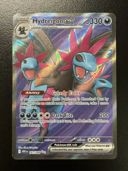 Pokemon TCG - Hydreigon ex - White Flare 161/086 Full Art Ultra Rare Holo - Image 1