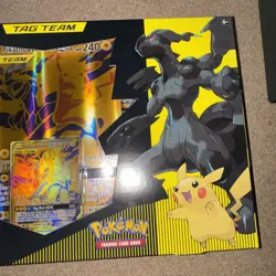 Pokemon TCG Pikachu and Zekrom-GX Tag Team Premium Collection Brand New See Pics - Image 3