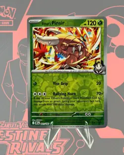 Ethan's Pinsir 001/182 Sv10: Destined Rivals Reverse Holo Free Shipping Pokemon - Image 1