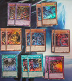 YuGiOh 15 Card Sacred Beast Deck Ft Dimension Fusion Destruction Uria Raviel etc - Image 1