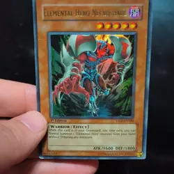 Yu-Gi-Oh! Elemental Hero Necroshade 1st Edition YSDJ-EN000 Konami Effect - Image 1