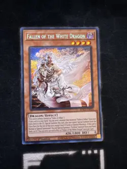 Yu-Gi-Oh! Fallen of The White Dragon 1st Edition Secret Rare BPRO-EN024 - Image 1