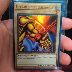 Konami Left Arm of the Forbidden One LOB-EN123 Ultra Rare Spellcaster Holo - Image 1