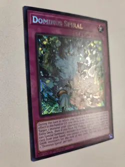 Dominus Spiral DOOD-EN079 Secret Rare Yugioh 1st Edition Doom of Dimensions Mint - Image 2