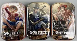 One Piece TCG Mini Tin Pack Set Vol. 2[Set Of 3] SEALED OP-PR OP-13 - Image 1
