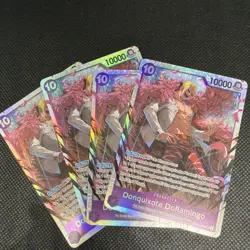 x4 One Piece TCG English OP14-069 Donquixote Doflamingo SR Foil NM - Image 1