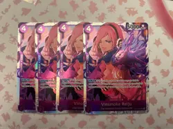 Vinsmoke Reiju PLAYSET OP06-069 wings of captain English One Piece Card Game - Image 1