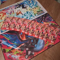 One Piece Card Game EB-03 Heroines Sleeved Booster Pack Lot of 10 Sealed - Image 1