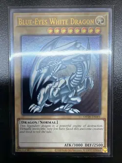 Blue Eyes White Dragon OP28-EN001 OTS Ultimate Rare Yu-Gi-Oh LP - Image 1