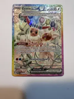 Pokemon TCG Prismatic Evolutions Eevee EX 167/131 Special Illustration Rare - Image 1