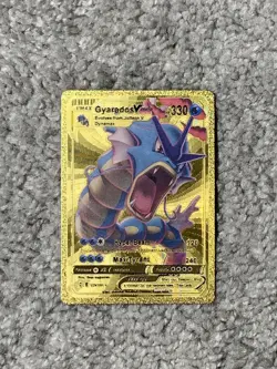 Gyarados VMax HP330 Hyper Beam Gold Foil Fan Art Card - Image 1