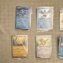 Pokemon Scarlet & Violet Promo Lot 8 Cards Cryogonal Articuno Glaceon EX Pikachu - Image 2