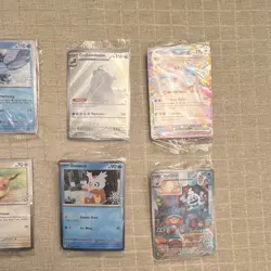 Pokemon Scarlet & Violet Promo Lot 8 Cards Cryogonal Articuno Glaceon EX Pikachu - Image 3