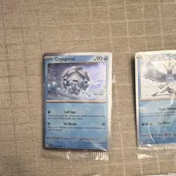 Pokemon Scarlet & Violet Promo Lot 8 Cards Cryogonal Articuno Glaceon EX Pikachu - Image 4