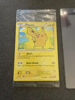 Pokemon Card - Pikachu XY 42/146 - Holo - Movie Promo - Factory Sealed - Image 1