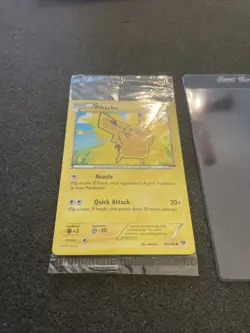 Pokemon Card - Pikachu XY 42/146 - Holo - Movie Promo - Factory Sealed - Image 2