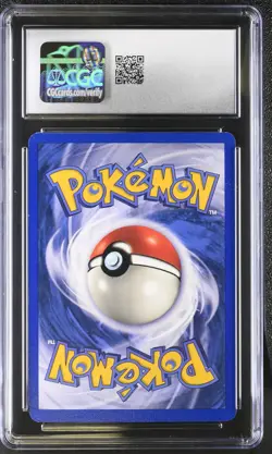 CGC 9 Insufficient Ink ERROR Gyarados 1999 Base Set 6/102 Holo Pokemon Card - Image 2