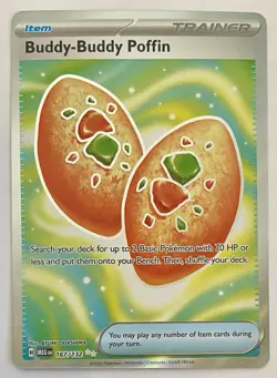 Pokemon TCG Buddy-Buddy Poffin - ME01: Mega Evolution Ultra Rare Card - Image 1