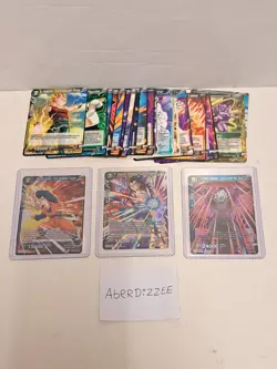 Dragon Ball Super Trading Cards bundle of 27 with 3 Holo Foil Cards Dragonball Z - Image 1