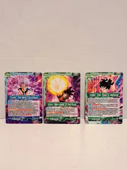 Dragon Ball Super Trading Cards bundle of 27 with 3 Holo Foil Cards Dragonball Z - Image 5