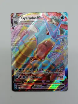 Pokemon Gyarados VMAX Evolving Skies Holo Card 029/203 Ultra Rare, English TCG - Image 1