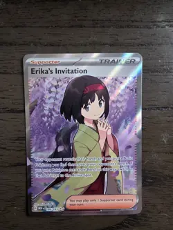 Erika’s Invitation 196/165 Scarlet & Violet 151 Full Art NM Pokemon Card - Image 1