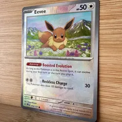 Pokemon TCG - Eevee 074/131 Poke Ball Pattern Card - Prismatic Evolutions (NM) - Image 2