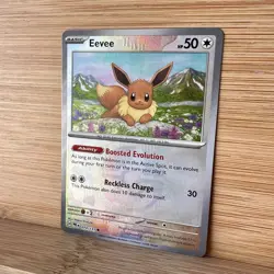 Pokemon TCG - Eevee 074/131 Poke Ball Pattern Card - Prismatic Evolutions (NM) - Image 5