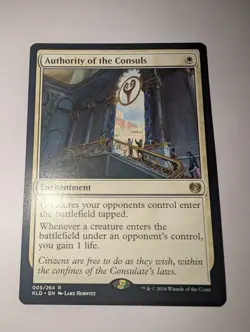 Authority of the Consuls Kaladesh Magic the Gathering Card, Regular NM Condition - Image 1