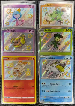 Pokemon Paldean Fates / S&V Promo 6 Card Baby Shiny Lot NM Condition - Image 1
